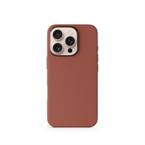 Epico Mag+ kožený kryt iPhone 16 Pro Max - hnedá