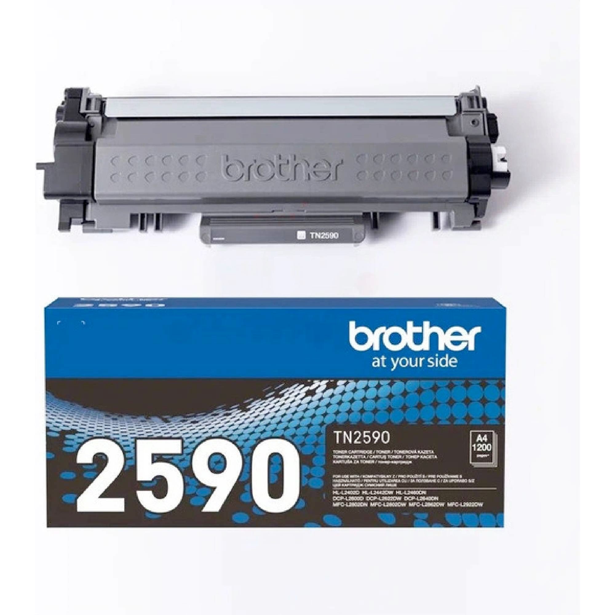 Brother TN2590, BLACK toner, 1200 strán