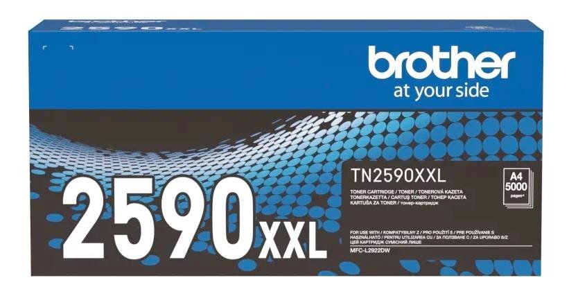 Brother TN2590XL, BLACK toner, 5000 strán