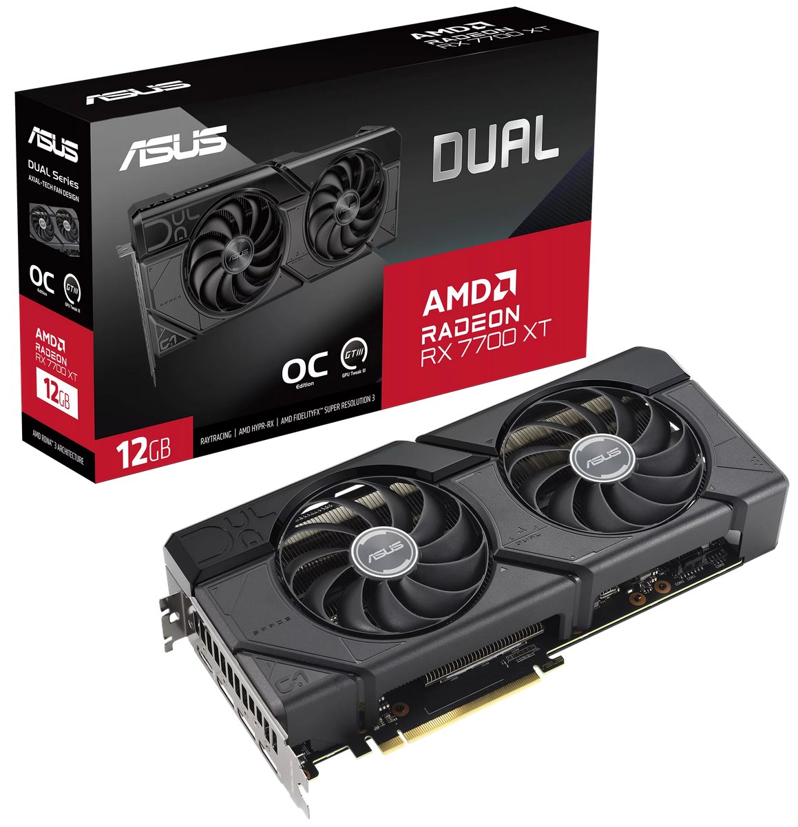 ASUS Dual Radeon RX 7700 XT OC 12G