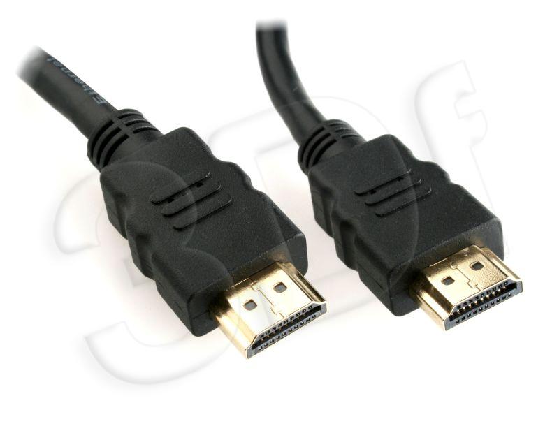 Kábel CABLEXPERT HDMI-HDMI 1,8m, 1.4, M/M tienený, pozlátené kontakty, čierny