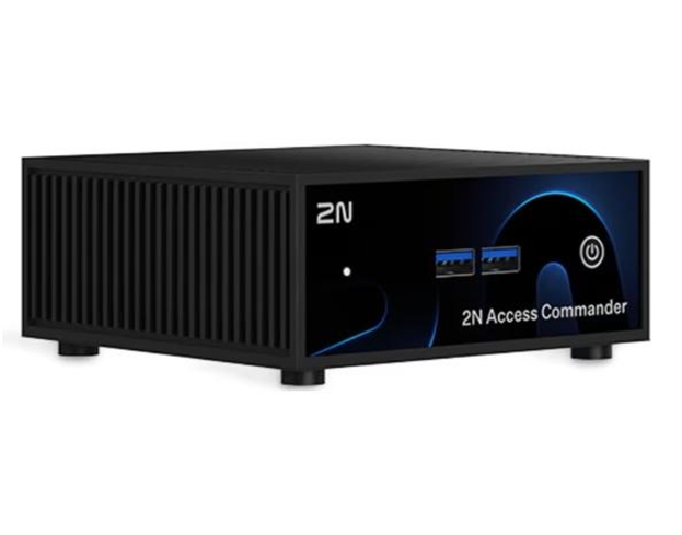 2N® Access Commander Box 2.0   - mini PC, vhodné až pro 500 zařízení a 7000 uživatelů. Obsahuje licenci BASIC