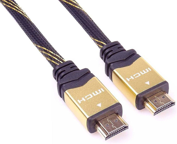 PremiumCord 4K HDMI 1.4 High Speed + Ethernet kabel, pozlátené HQ konektory, nylonové prevedenie, 10m