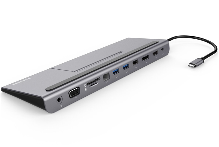 PremiumCord USB-C Full Size MST Dokovacia stanica vhodná pod notebook