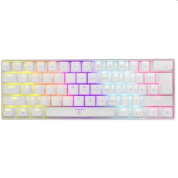 White Shark Mechanical gaming keyboard SHINOBI, US, blue switch, white