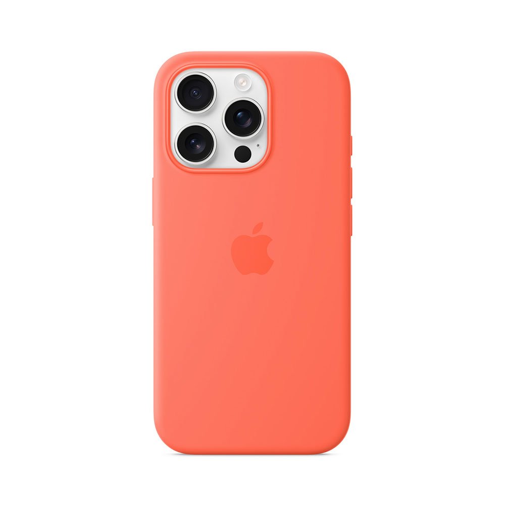 iPhone 16 Pro Silicone Case with MS - Tangerine