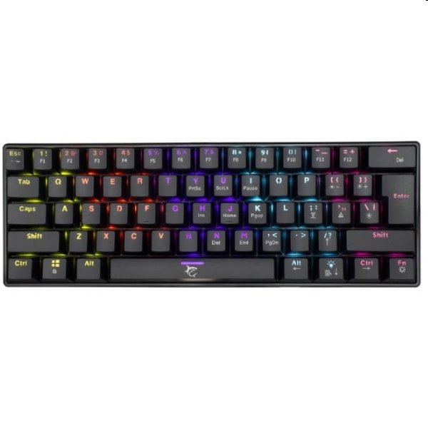 White Shark Mechanical gaming keyboard SHINOBI, US, blue switch, black
