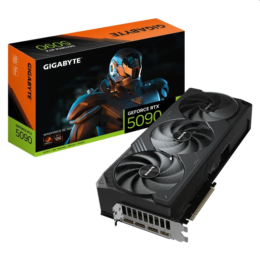 GIGABYTE GeForce RTX 5090 WINDFORCE OC 32GB GDDR7