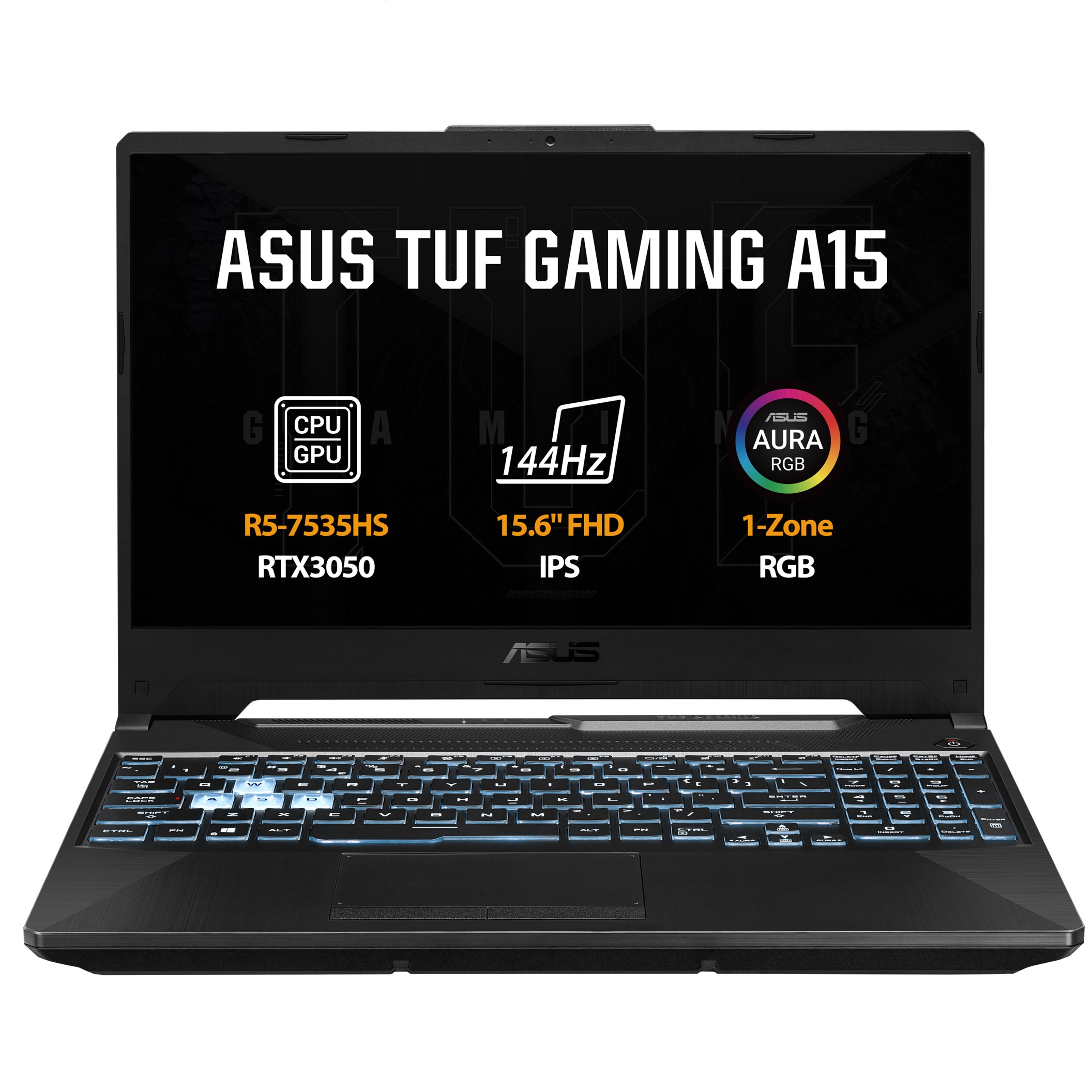 ASUS TUF Gaming A15 R5-7535HS 16GB 1TB SSD RTX3050 15, 6" FHD Win11 H Graphite Black