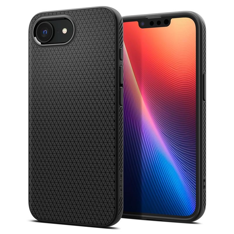 Spigen kryt Liquid Air Magsafe pre iPhone 16e - Matte Black