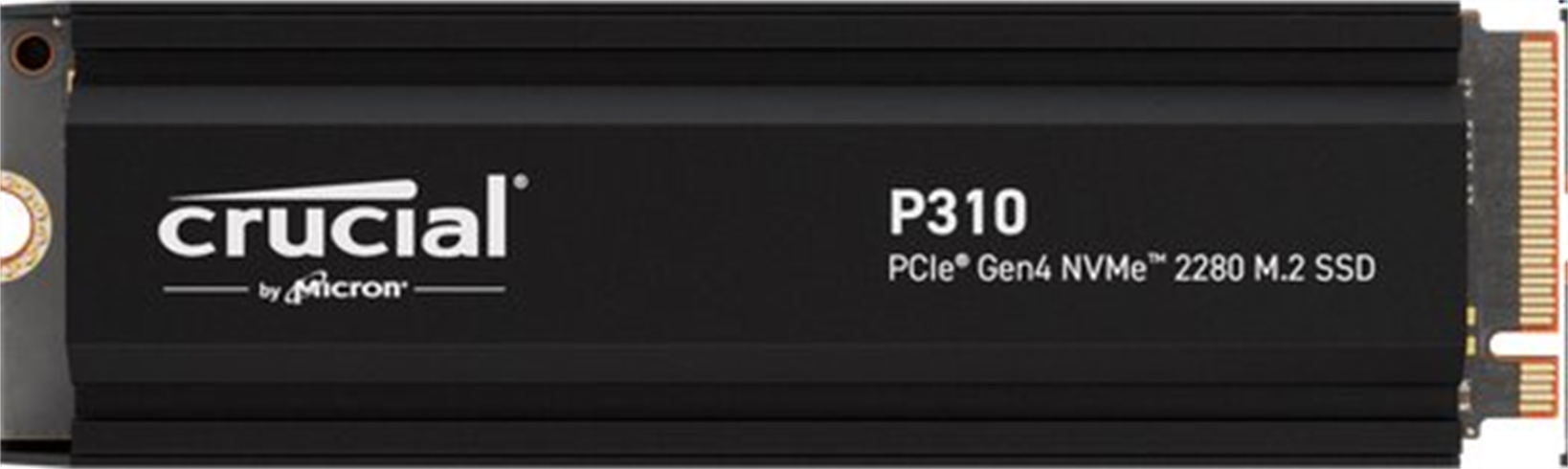 Crucial SSD P310 2TB M.2 NVMe Gen4 7100/6000 MBps with Heatsink (Playstation®5 and PlayStation®5 Pro compatible)