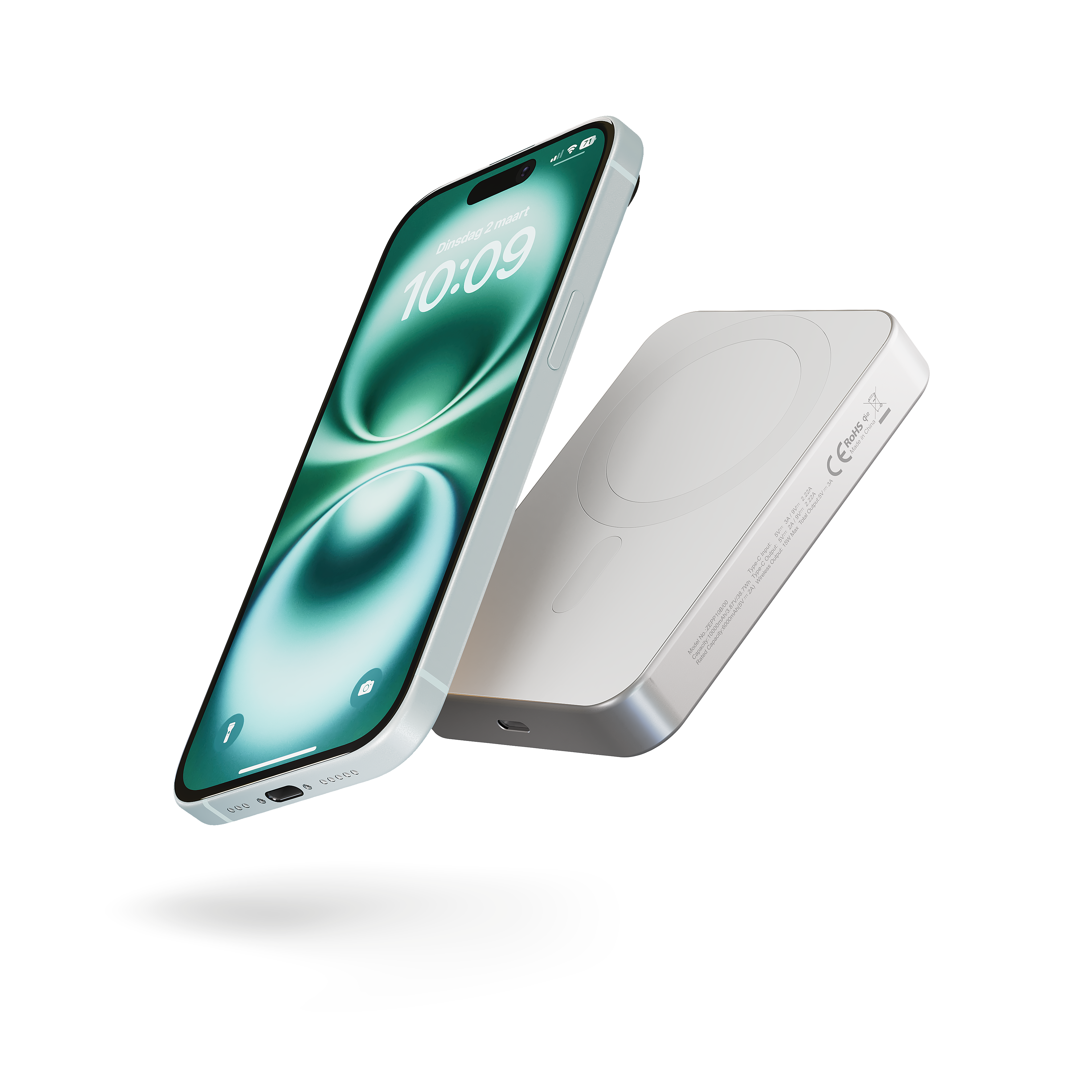 ZENS Powerbank Pro 1 slim 10.000 mAh White