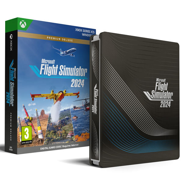 XSX - Fligh Simulator 2024 - Premium Deluxe Edition Steelbook
