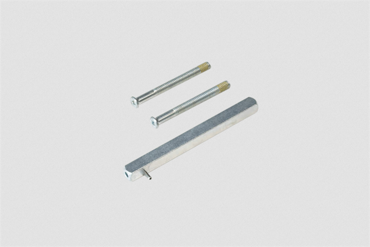 2N® Fortis Handle - Sada čtyřhranu se šrouby, 9mm, 39 - 47mm