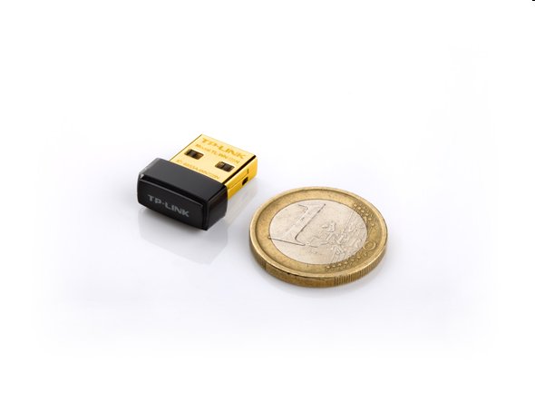 tp-link TL-WN725N, Wireless N USB Adapter, 150Mbit/s, Nano Size, Realtek, 1T1R, 2.4GHz, 802.11b/g/n