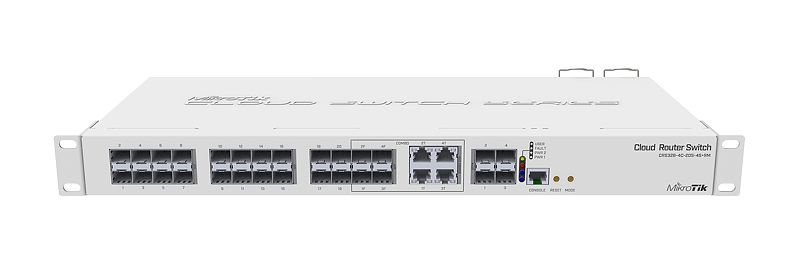 MIKROTIK RouterBOARD Cloud Router Switch CRS328-4C-20S-4S+RM + L5 (800MHz; 512MB RAM; 4x GLAN, 20x SFP, 4xSFP+) rack