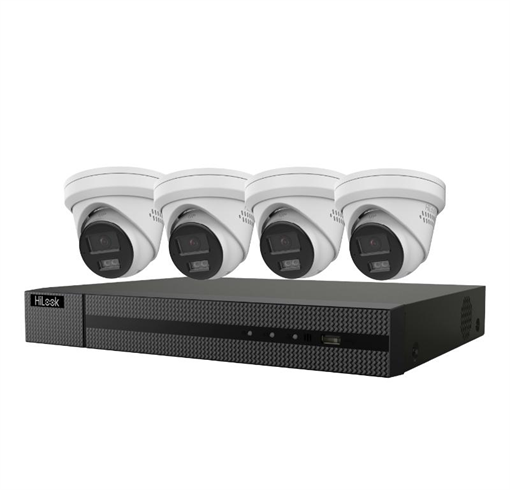 HiLook powered by Hikvision IK28P-460T/ Turret kamera KIT, 4 kamery/ rozlišení 6Mpix/ Smart Hybrid  Light