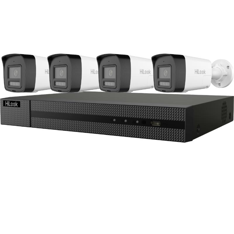 HiLook powered by Hikvision IK28P-480B/ Bullet kamera KIT, 4 kamery/ rozlišení 8Mpix/ Smart Hybrid  Light