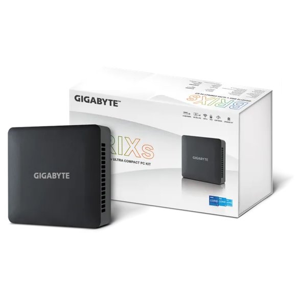 GIGABYTE Brix Mini PC Barebone GB-BRi3H-1315, Intel Core i3-1315U