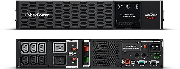 CyberPower PR3000ERTXL2U, UPS 3000VA/3000W, LCD, 6x IE C13, 2x IE C19, RJ11/RJ45, USB, RS232, rack 2U