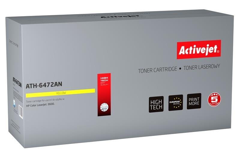 Toner ActiveJet pre HP Q6472A ATH-6472AN no.502A 4000str.