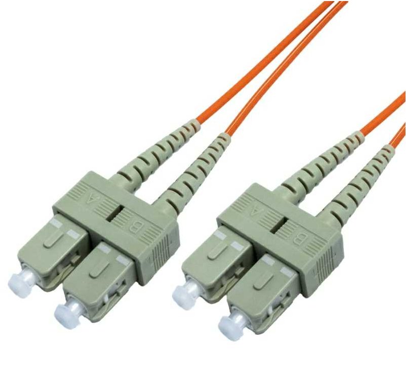 Optický duplex patch kábel 50/125, OM2, SC/SC, 3m