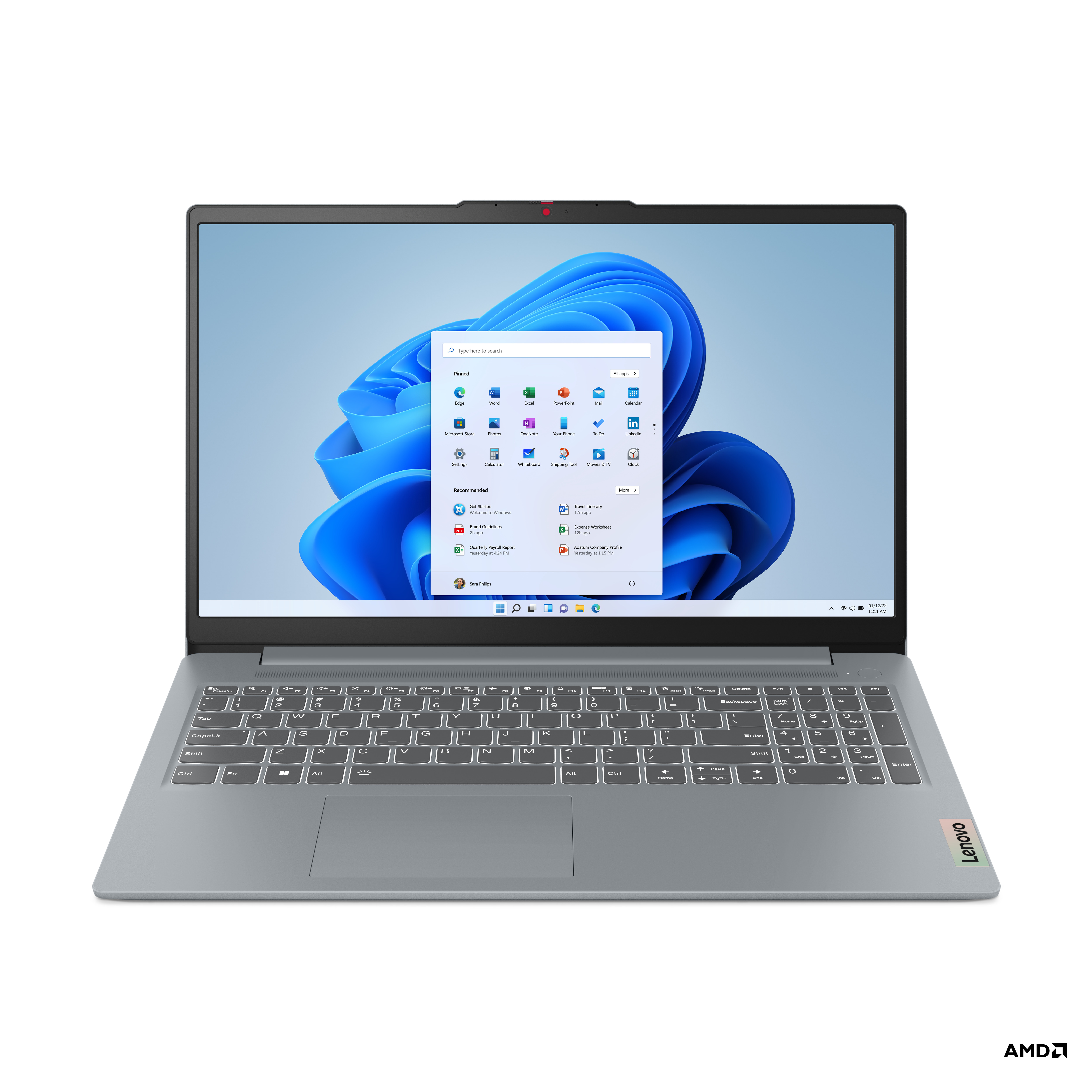 Lenovo IdeaPad Slim 3 15AMN8 AMD Athlon Silver 10 8GB 512GB-SSD 15,6