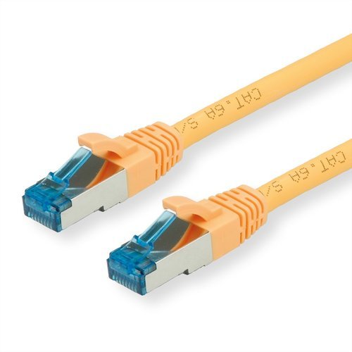 Patch kábel Cat6A, S-FTP (PiMF), LSOH, 2m, žltý