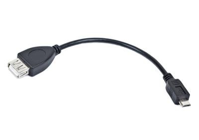 Kábel CABLEXPERT USB AF/micro BM, OTG, 15cm, pre tablety a smartphone