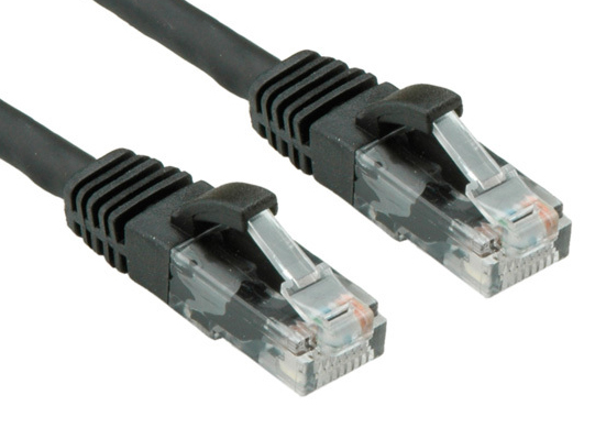 OXnet patch kábel Cat5E, UTP - 0,5m, čierny