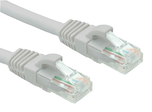 OXnet patch kábel Cat6, UTP - 10m, šedý