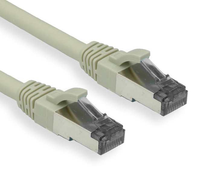 OXnet patch kábel Cat6, S/FTP (PiMF) - 15m, šedý