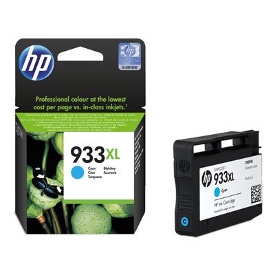 HP 933XL, atramentová náplň pre HP OfficeJet 6100, 7110, 7610A, 825 strán, Cyan
