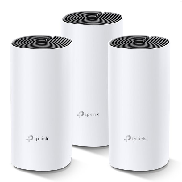 tp-link Deco M4(3-PACK), Whole-Home Wi-Fi System, 1200Mbit/s, 802.11 a/ac/b/g/n, 2xLAN, MU-MIMO, HC, Parent, C, QoS