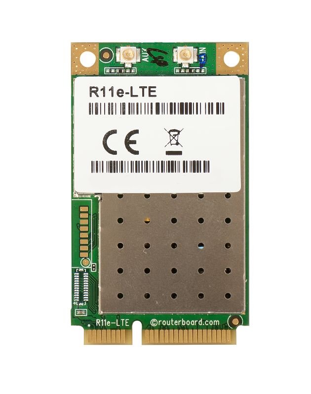 MIKROTIK RouterBOARD R11e-LTE6   (bands 1, 2, 3, 5, 7, 8, 12, 17, 20, 25, 26, 38, 39, 40 and 41n)