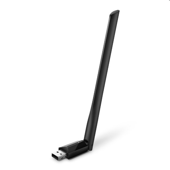 tp-link Archer T2U Plus, AC600 High Gain Wi-Fi Dual Band USB Adapter,433Mbps at 5GHz + 200Mbps at 2.4GHz, USB 2.0, 1 hig