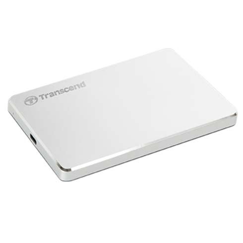 Transcend ext. HDD 1TB StoreJet 25C3N USB 3.1 - Silver Aluminium