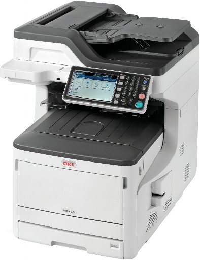 OKI MC853dn, A3 LED, color MFP, 23 pages min, 1200x600, USB, LAN, FAX, duplex - základná verzia