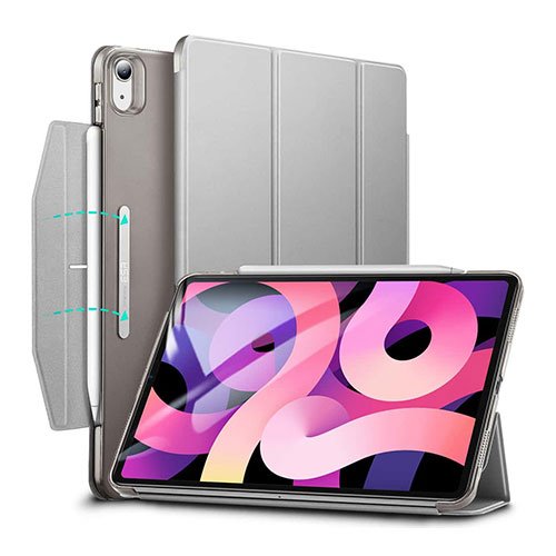 ESR puzdro Ascend Trifold Case pre iPad Air 10.9" 2020/2022 - Silver Gray