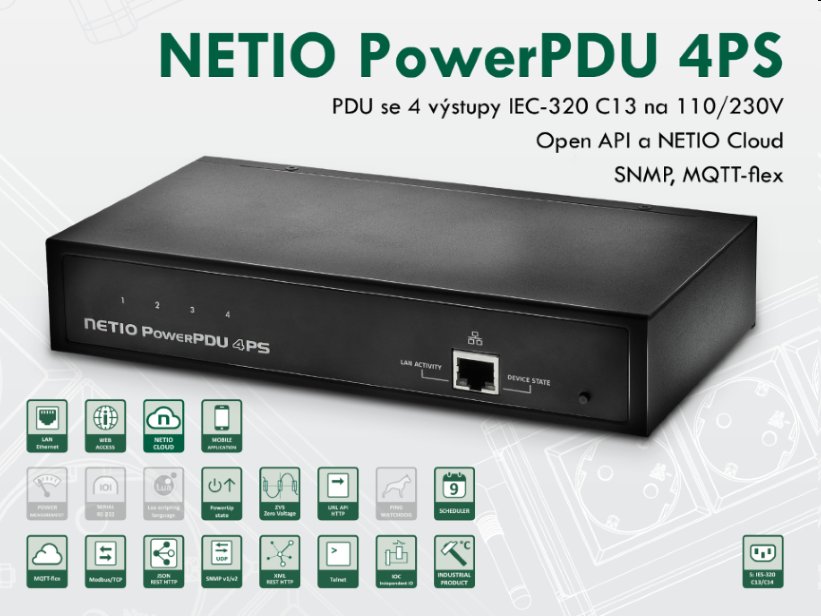 NETIO PowerPDU 4PS  desktop