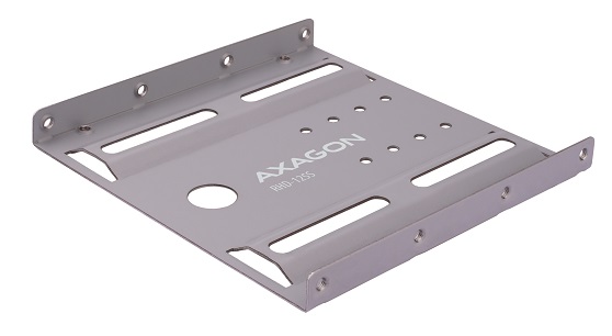 AXAGON RHD-125S, kovový rámček pre 1x 2.5" HDD/SSD do 3.5" pozície, sivý