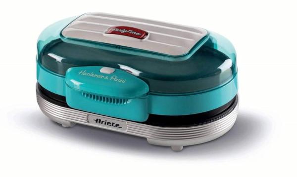Ariete Party Time Hamburger Maker 205/01, modrý