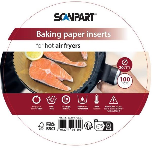 ScanPart papier na pečenie priemer 20cm 100ks SCA2910070003 