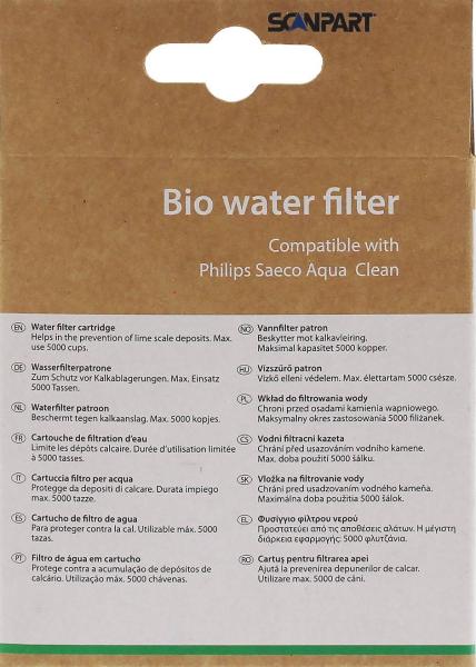ScanPart Vodný filter BIO Philips (kompatibilný s AquaClean CA6903), Saeco 
