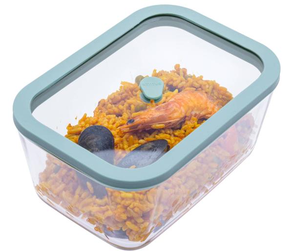 STATUS Viva 4-dielny set sklenených vákuových dóz 131201, mint 